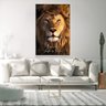 Quadro Decorativo Moderno Leão da Tribo de Judá Com Moldura e Sem Vidro 60x90 - 3
