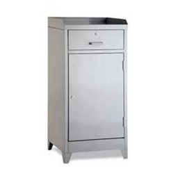 Armário de Aço Ferramenteiro 1 Porta 1 Gaveta com Fechadura Cinza 100x48x40cm - 2