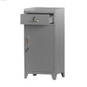 Ver imagem 1 de Armário de Aço Ferramenteiro 1 Porta 1 Gaveta com Fechadura Cinza 100x48x40cm