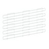 Anteparo Frontal Fit 078 Branco para Bandeja Gondola Kit 5 - 1