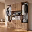 Ver imagem 1 de Art In Moveis | GR1800MT | Guarda Roupa Armário Closet Casal Marrom