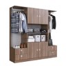 Guarda Roupas Closet Casal 182,4cm 04 Portas 04 Gavetas Gr1800 Art In Móveis - Montana - 4