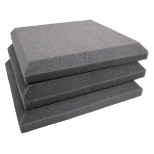 Espuma Acústica Auto Ext. 2,0cm Nbr9178 28 Placas 7m² Cinza