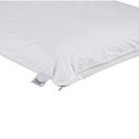 Ver imagem 2 de Capa p/ Travesseiro com Zíper Protetor Anti Ácaro Fronha Almofada Antialérgico Branca Higiene