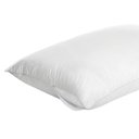 Ver imagem 3 de Capa p/ Travesseiro com Zíper Protetor Anti Ácaro Fronha Almofada Antialérgico Branca Higiene