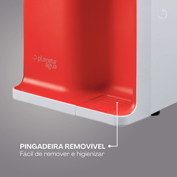 Purificador de Água Natural, Gelada e Alcalina Giom 220v - Vermelho - 8
