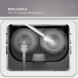 Purificador de Água Natural, Gelada e Alcalina Giom 220v - Vermelho - 9