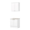 Ver imagem 4 de Armário de Cozinha 80cm 4 Portas com Tampo Americana Henn