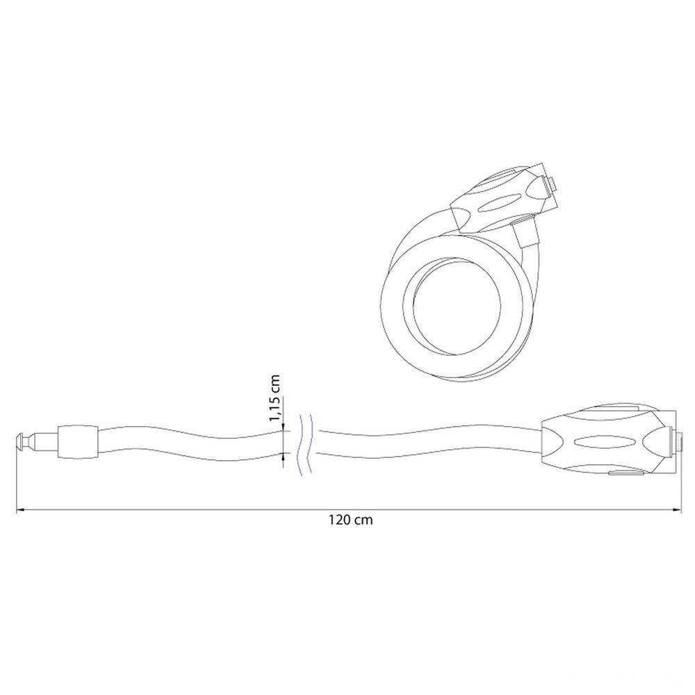 Cadeado para Bicicleta Tramontina com Chave Tramontina - 4