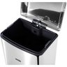 Lixeira Retangular 30 Litros Inox Cinza Vonder - 2
