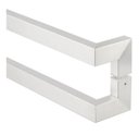 Ver imagem 1 de Puxador Porta Duplo Em Aço Inox 40cm Modelo Solution:Polido