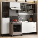 Ver imagem 1 de Armário de Cozinha Completa C Balcão Miami Boost Carraro Branco
