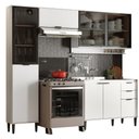 Ver imagem 2 de Armário de Cozinha Completa C Balcão Miami Boost Carraro Branco