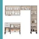Ver imagem 6 de Armário de Cozinha Completa C Balcão Miami Boost Carraro Branco
