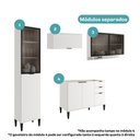 Ver imagem 4 de Armário de Cozinha Completa C Balcão Miami Boost Carraro Branco