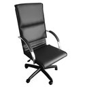 Ver imagem 2 de Cadeira Escritório Boss Presidente Giratória Preta Reclínio Rodas Nylon 100% Nacional