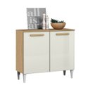 Ver imagem 1 de Balcão de Cozinha Buffet 2 Portas 0,84m Atacama / Off White Isabelle Aramóveis