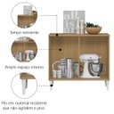 Ver imagem 4 de Balcão de Cozinha Buffet 2 Portas 0,84m Atacama / Off White Isabelle Aramóveis