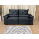 Ver imagem 6 de Sofá Retrátil Reclinável 1,80 M Preto 204 Athenas