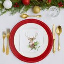 Ver imagem 2 de Guardanapo de Papel Natalino Renna 32,5cm 1087153 1unid