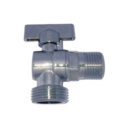 Registro Esfera Máquina Lavar Metal Cromado 1/2'' X 3/4'' - 1