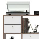 Ver imagem 2 de Estante Modular Lego Multifuncional Aparador Ébano / Branco