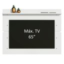 Ver imagem 4 de Painel para Tv até 65 Polegadas Madesa - Branco