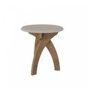 Ver imagem 4 de Mesa Lateral Redonda 100% MDF 25mm Jade Bege