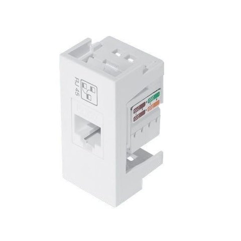 Tomada Módulo Fame para Cabo Rj45 8 Vias Cat 5e