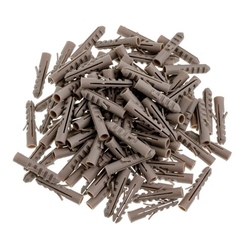 Bucha de Nylon 08 mm 100 Unidades Bemfixa