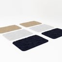 Ver imagem 6 de Kit Jogo 6 Tapetes 60 X 40 Cm Peludo Banheiro Porta