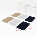 Ver imagem 5 de Kit Jogo 6 Tapetes 60 X 40 Cm Peludo Banheiro Porta