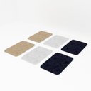 Ver imagem 1 de Kit Jogo 6 Tapetes 60 X 40 Cm Peludo Banheiro Porta