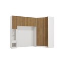 Ver imagem 2 de Quarto Completo Kappesberg Adapt 7 Peças Branco/nogueira