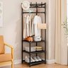 Organizador Vertical de Canto: Cabideiro e Sapateira 3 Andar - 1