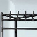 Ver imagem 3 de Organizador Vertical de Canto: Cabideiro e Sapateira 3 Andar