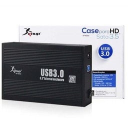 Case Hd 3.5 Sata USB 3.0 Preto - Knup - 5