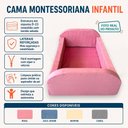 Ver imagem 4 de Kit Cama Montessoriana Infantil Baby 148PX90LX41A + Colchão Espuma D18 130PX70L