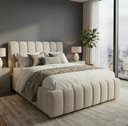 Ver imagem 2 de Cama Box Queen Estofada Florença com Cabeceira Estrutura Reforçada Conforto