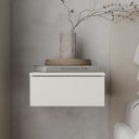 Ver imagem 1 de Mesa de Cabeceira Suspensa Planejada 100% MDF Orion CabeCasa MadeiraOriginals Bege