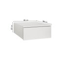 Ver imagem 4 de Mesa de Cabeceira Suspensa 100% Mdf Orion CabeCasa MadeiraOriginals