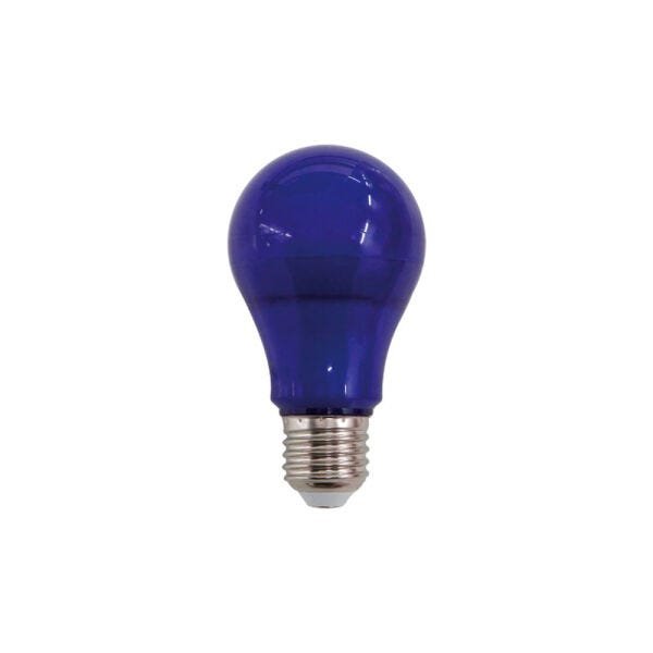 Lâmpada LED bulbo Luminatti E27 bivolt 10W azul