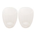 Ver imagem 1 de Conjunto 2 Copos P/Chá de Vidro C/Parede Dupla 260ml Lyor