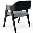 Ver imagem 7 de Kit 4 Cadeiras Sala de Jantar Estar Living Estofada Suran L02 Preto Bouclê Cinza - Lyam Decor