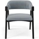 Ver imagem 3 de Kit 4 Cadeiras Sala de Jantar Estar Living Estofada Suran L02 Preto Bouclê Cinza - Lyam Decor