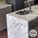 Ver imagem 4 de Adesivo para Pia Bancada Imprimax Gold Pedra Mármore Carrara 0,61 x 1,00m