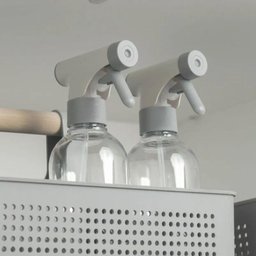Kit Borrifadores 3 Unidades Multiuso Flow Bege e Cinza 500ml - 7