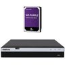 DVR Stand Alone 08 Canais Multi HD 4Mp H.265 Mhdx 3108 + HD 2 Teras Intelbras - 1