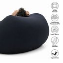 Ver imagem 4 de Puff Senso Ergonômico Elegante e Luxuosa Enchimento Pérolas 3mm Pufe Macio