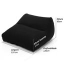 Ver imagem 3 de Puff Senso Ergonômico Elegante e Luxuosa Enchimento Pérolas 3mm Pufe Macio